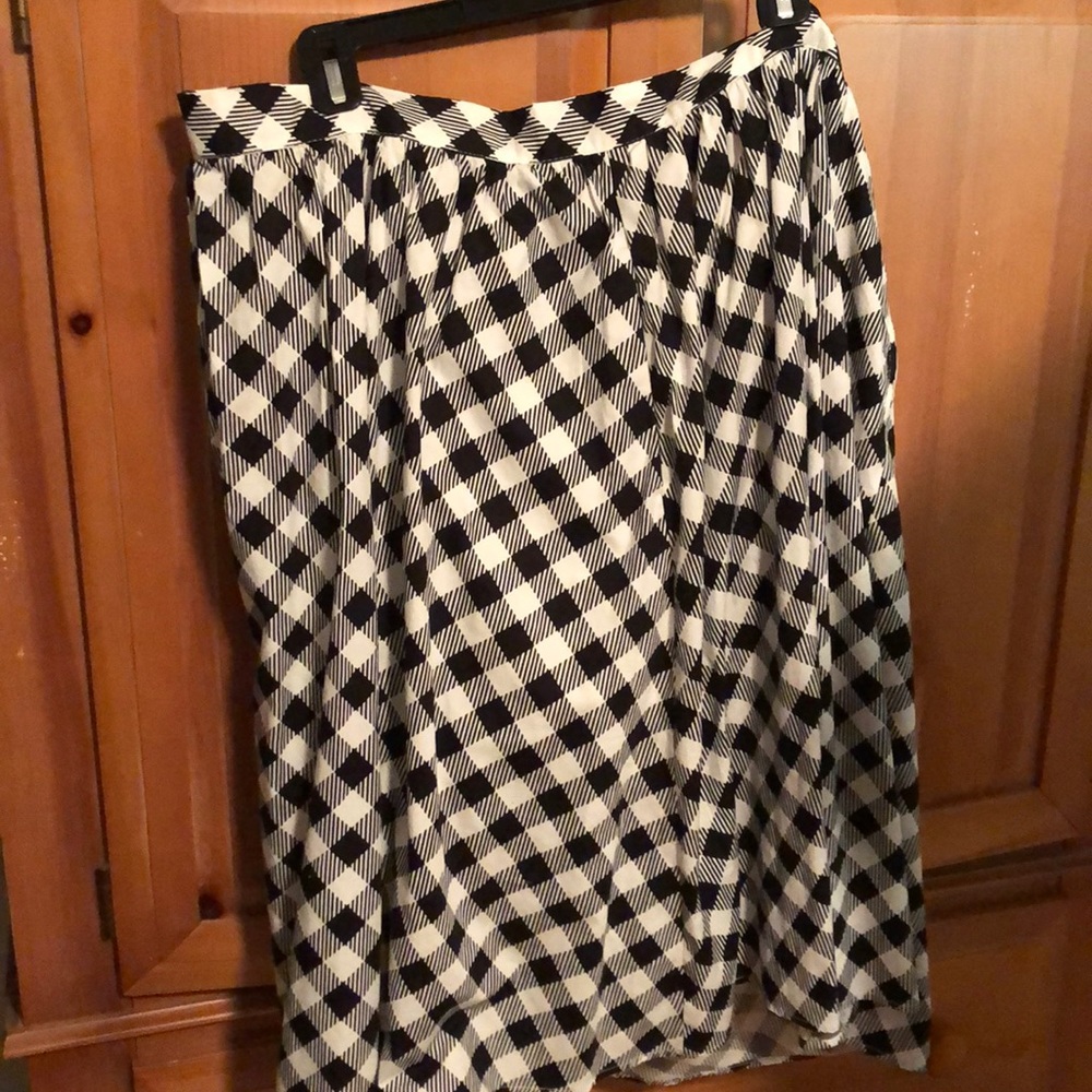 ModCloth checkered skirt